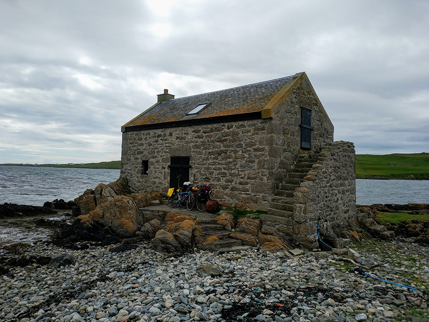 Cabane de pêche en Ecosse